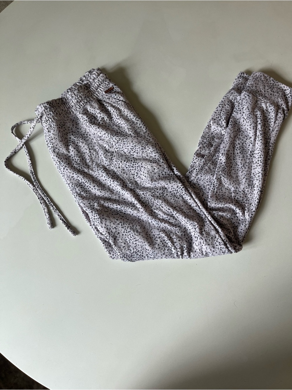 Danskin Loungewear Pants, Pink Leopard, Size Large